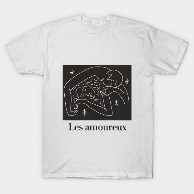 the lovers - Les amoureux T-Shirt by drydry2